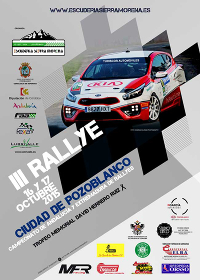 El III Rallye Ciudad de Pozoblanco se celebrará los días 16 y 17 de Octubre 1