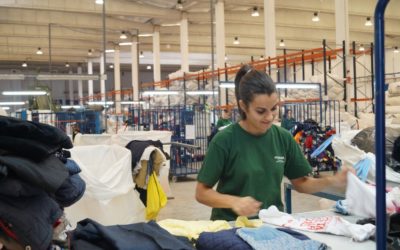 Los vecinos de Pozoblanco donaron a Humana 27 toneladas de textil usado.