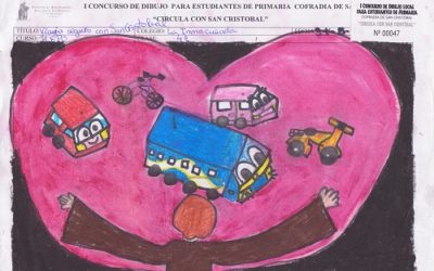 Ganadores del I Concurso de Dibujo local «Circula con San Cristobal»