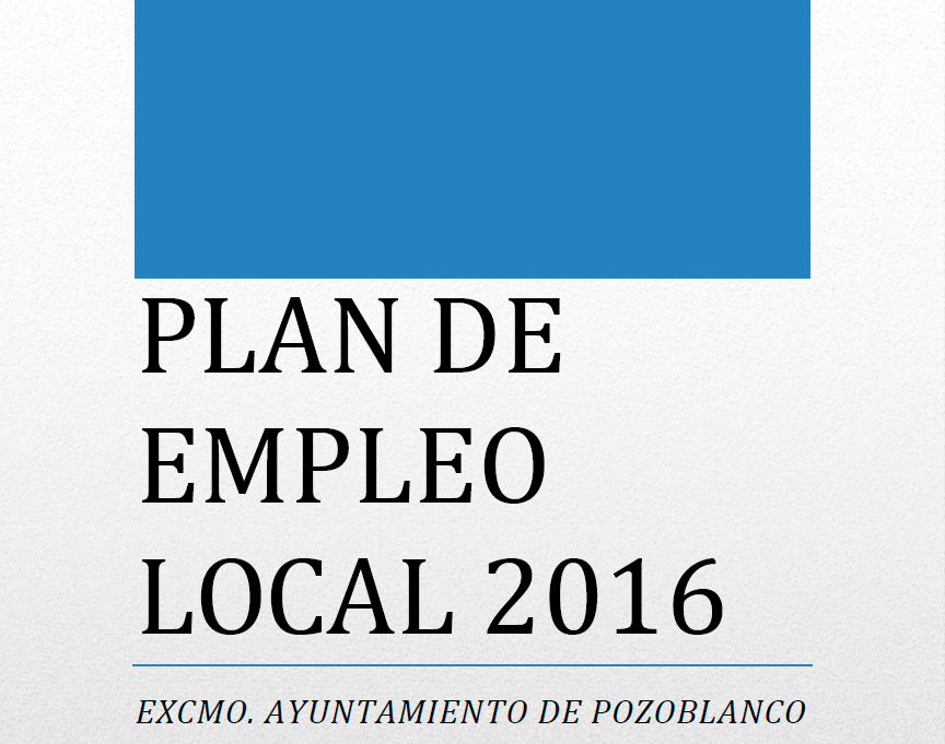 Plan de Empleo 2016