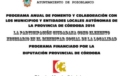 Subvención de la Diputación de Córdoba para Participación Ciudadana durante el 2014