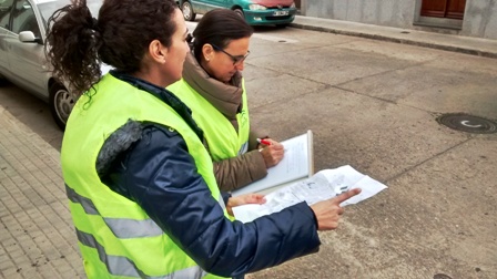 Madres de la Comisión de Caimo Escolar inspeccionan las rutas y detectan mejoras