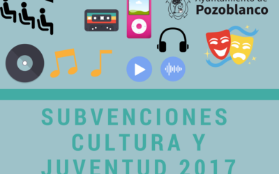 Publicadas las convocatorias de Cultura y Juventud 2017