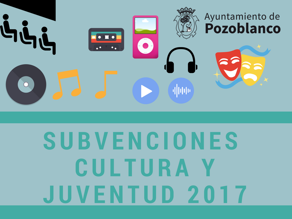 Publicadas las convocatorias de Cultura y Juventud 2017 1