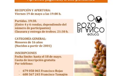 Pozoblanco Educa organiza el primer torneo de ajedrez infantil en la calle