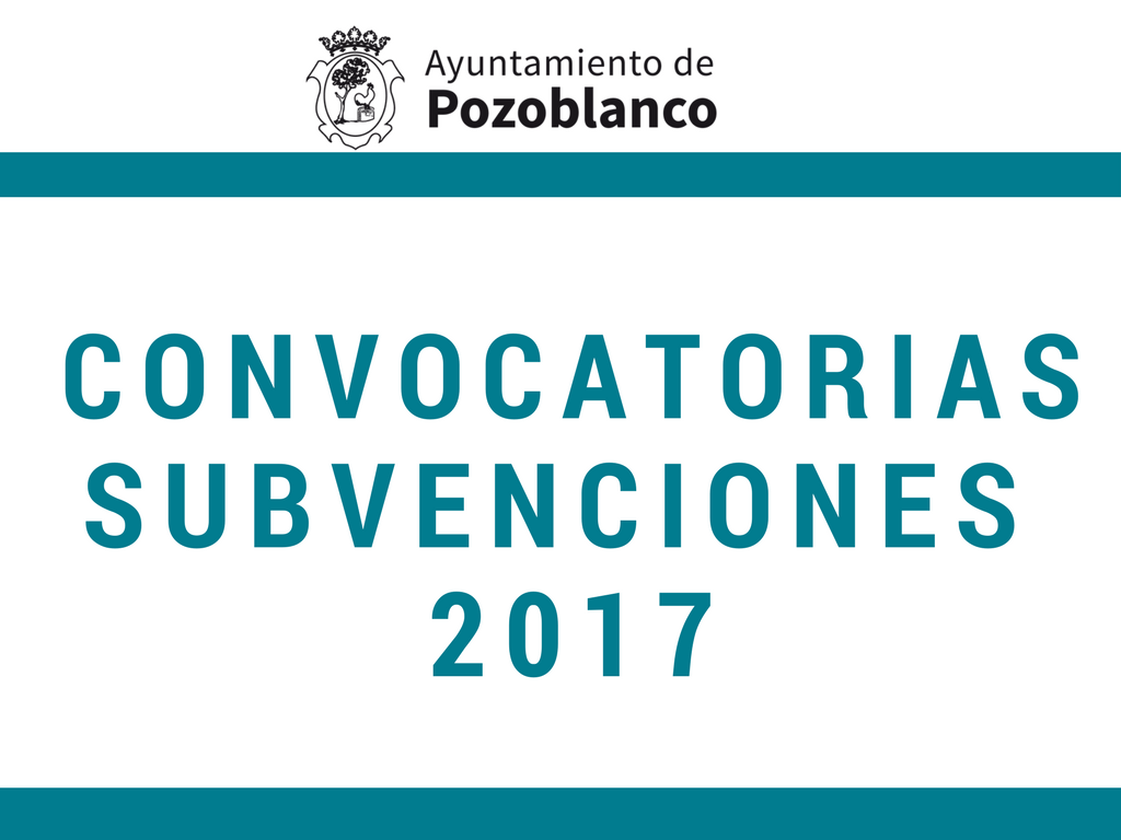 Abiertas las convocatorias de Subvenciones 2017 de Festejos y Participación Ciudadana 1