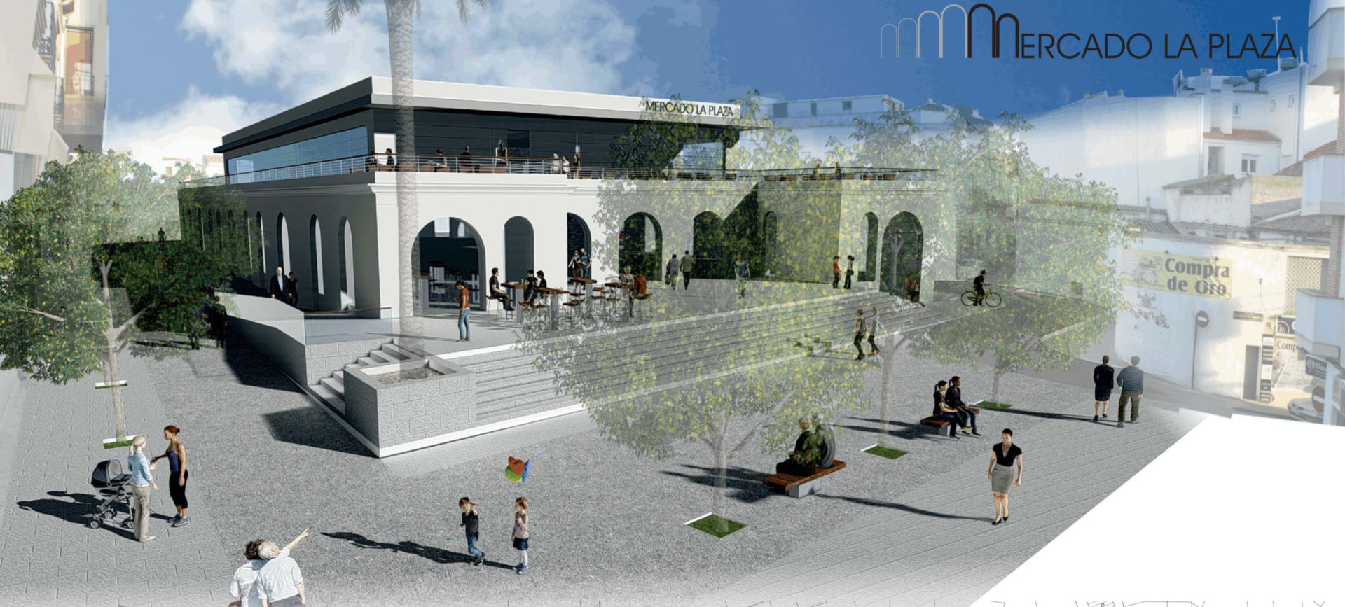 La propuesta del equipo de arquitectos Muñoz, Cabrera y Salamanca gana el concurso de ideas del Mercado de Abastos 1