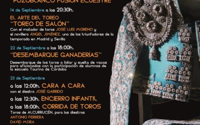 Un cara a cara con José Garrido, toreo de salón y presentación de la cuadra de caballos en la programación de la Feria del Toro y el Caballo