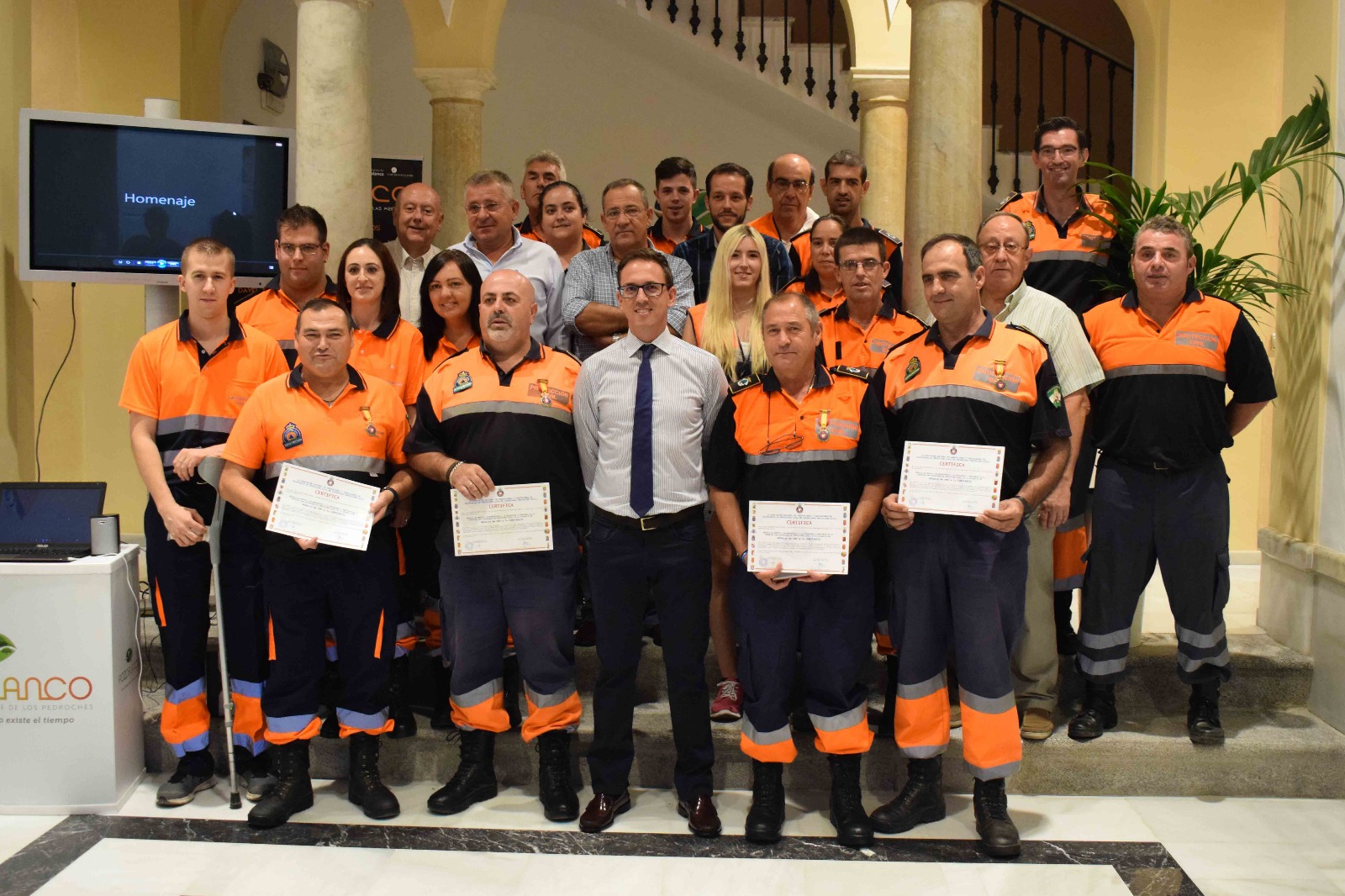 Protección Civil de Pozoblanco suma 31 componentes y más de 1.000 horas de servicio hasta junio 1