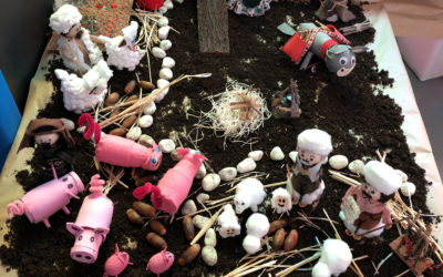 La Escuela Infantil Municipal ya tiene instalado su belén