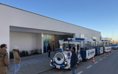 EL ALUMNADO DE LA ESCUELA INFANTIL MUNICIPAL VIAJA EN EL TREN DE LA NAVIDAD