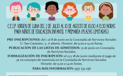 El 1 de junio se abre el plazo para inscribirse en los Talleres de Verano Municipales