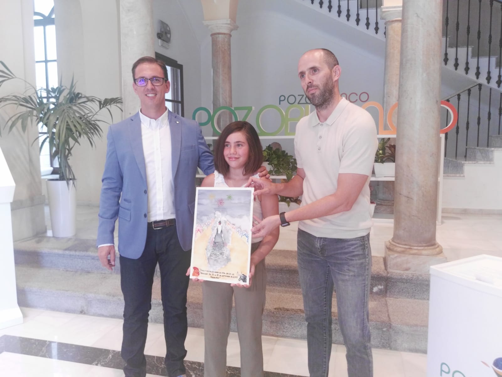 La acuarela presentada por Victoria Alameda gana el I Concurso Infantil de Carteles de Feria 2018 1