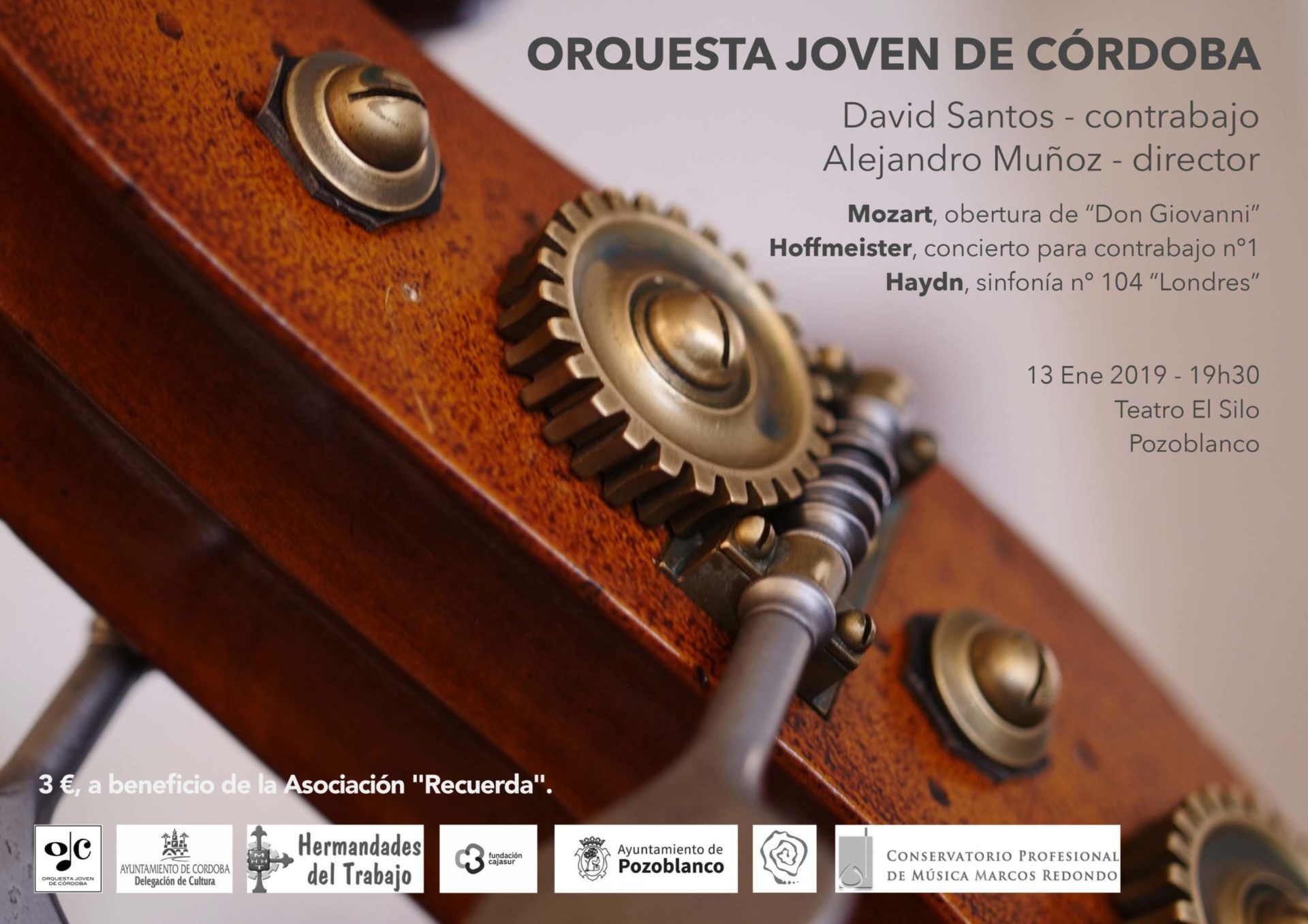 La Orquesta Joven de Córdoba ofrece un concierto benéfico en El Silo 1