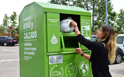 Los vecinos de Pozoblanco donaron a Fundación Humana casi 39 toneladas de textil usado