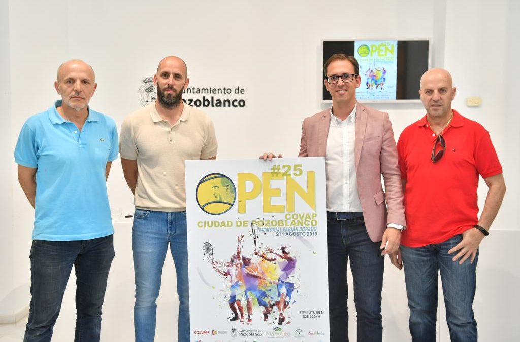 El 25º Open de Tenis Ciudad de Pozoblanco aumenta los puntos ATF a repartir e incrementa el premio final