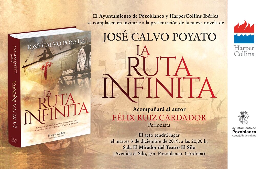 José Calvo Poyato presentará el martes 3 en El Mirador del Silo de Pozoblanco su novela ‘La ruta infinita’ 1