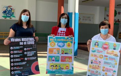 El Ayuntamiento pone en marcha una campaña de concienciación frente al Covid en los centros escolares