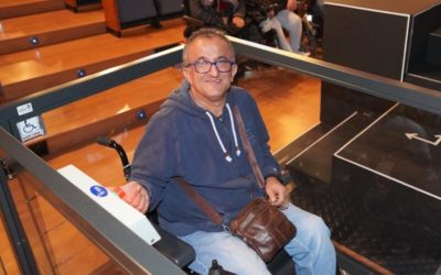 El Ayuntamiento instala un elevador en el teatro El Silo para mejorar la accesibilidad de personas con movilidad reducida