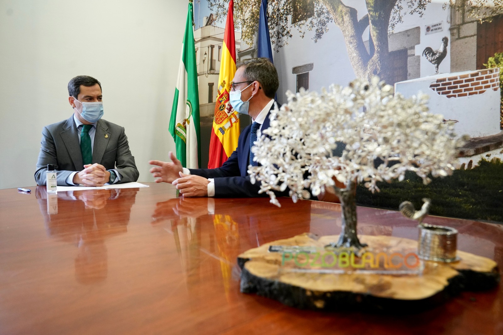 El alcalde agradece al presidente de la Junta su “compromiso constante” con Pozoblanco y Los Pedroches 1