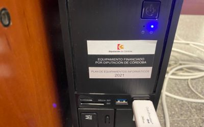 Subvención de la Diputación de Córdoba dentro del Plan de Equipamientos Informáticos 2021
