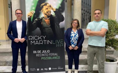 El Ayuntamiento de Pozoblanco anuncia a Ricky Martin como una de las estrellas del Slow Music 2024