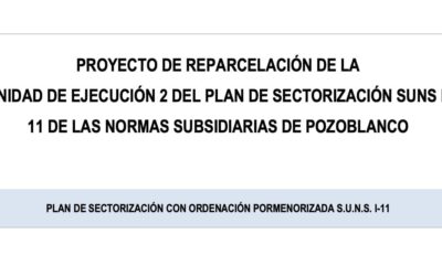 Anuncio de la aprobación definitiva reparcelación voluntaria y proyecto de reparcelación de la UE-2 del SUNI-11 DE NSPP