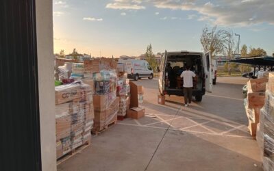 Pozoblanco envía a la Comunidad Valenciana un cargamento solidario con más de 40.000 kilos de material y alimentos