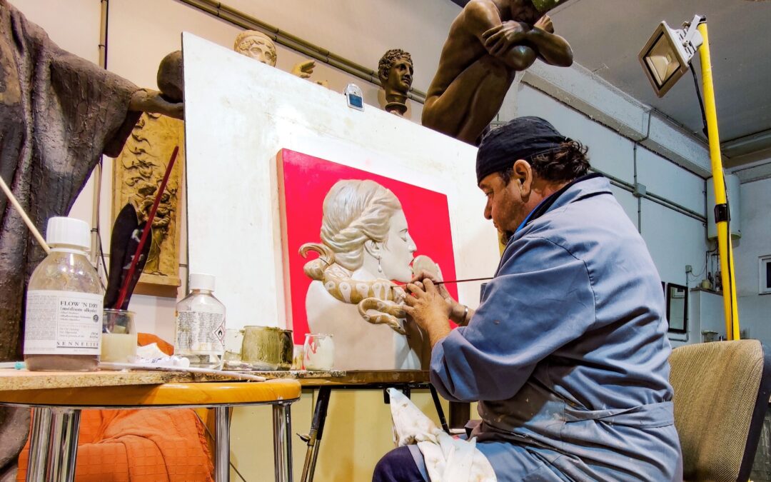 Pozoblanco celebra el Día Mundial del Arte con una visita guiada al ‘Bestiario’ de Belmonte y una intervención del programa Arte en la Calle