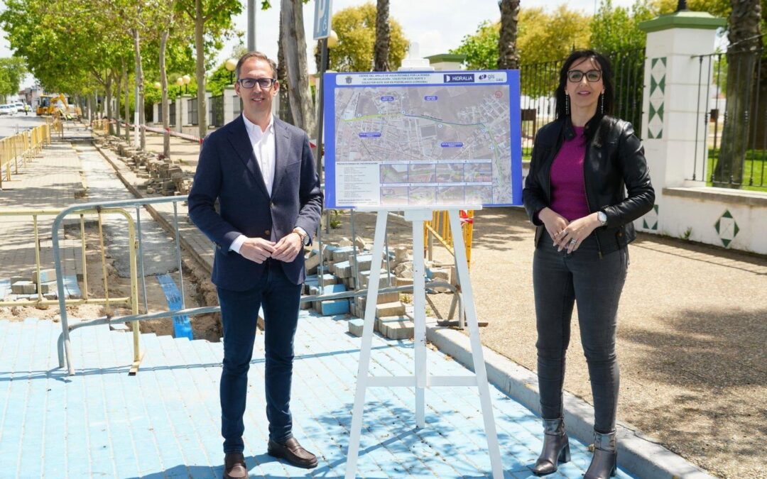 Comienzan las obras de la red de alcantarillado y abastecimiento de agua de Pozoblanco con una inversión de 1,6 millones de euros