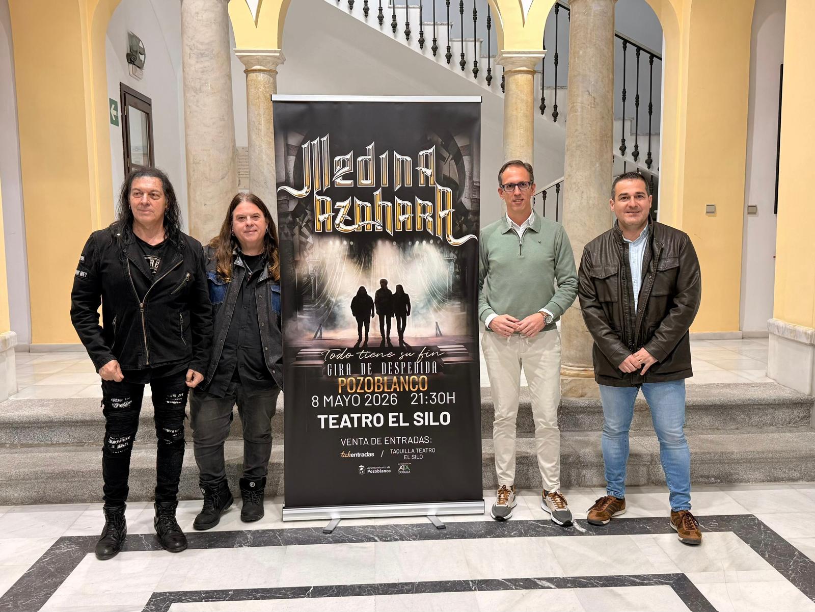 Medina Azahara llegará a Pozoblanco con su gira de despedida el próximo 8 de mayo en el Teatro El Silo